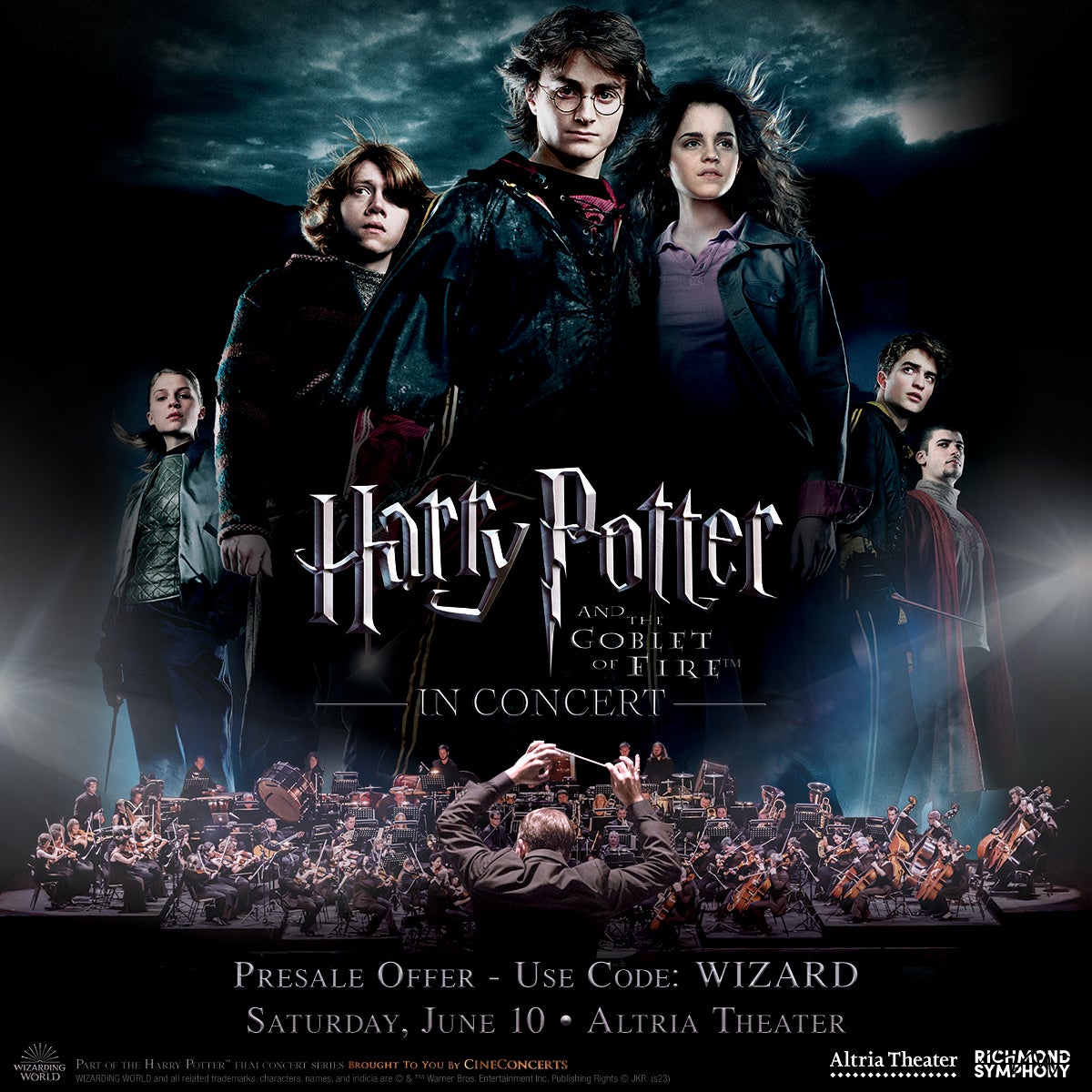 More Info for ALTRIA THEATER ANNOUNCES THE FOURTH INSTALLMENT OF THE HARRY POTTER FILM CONCERT SERIES WITH  HARRY POTTER AND THE GOBLET OF FIRE™ IN CONCERT