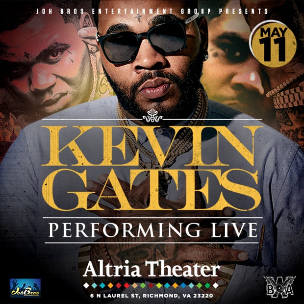 Kevin Gates Altria Theater Official Website