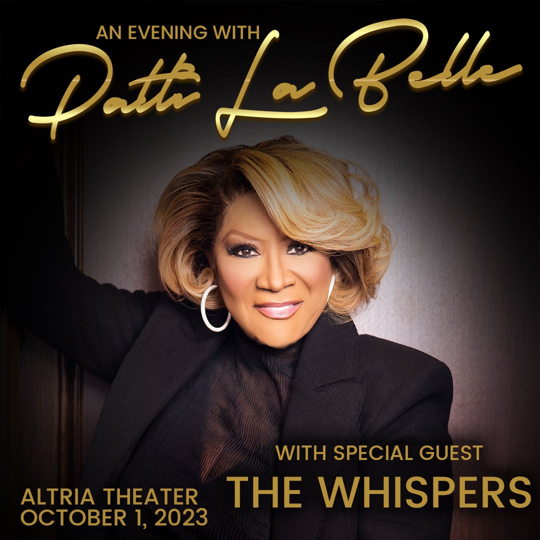 More Info for PATTI LABELLE RETURNS TO RICHMOND THIS OCTOBER