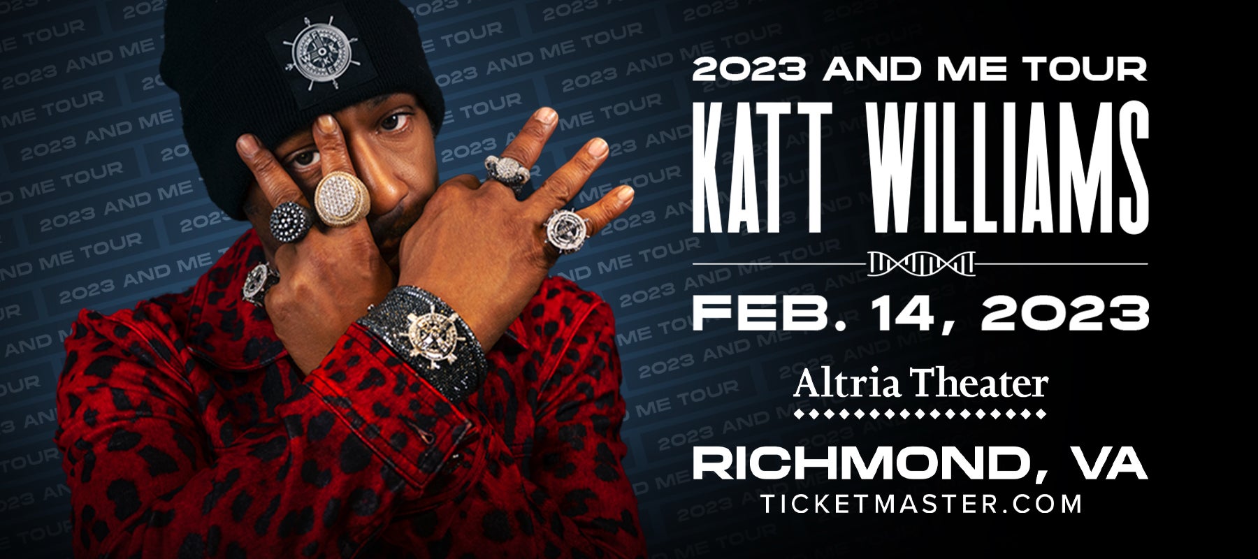 KATT WILLIAMS ANNOUNCES 23 AND ME TOUR Altria Theater Official Website