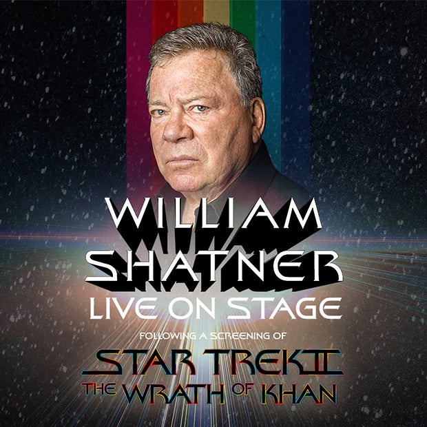 More Info for William Shatner Live On Stage for Conversation and Q&A after a Screening of Star Trek II: The Wrath of Khan