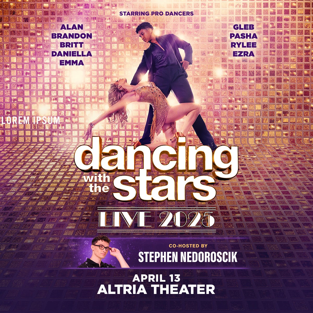 Dancing with the Stars Live! 2025 Tour Altria Theater Official Website