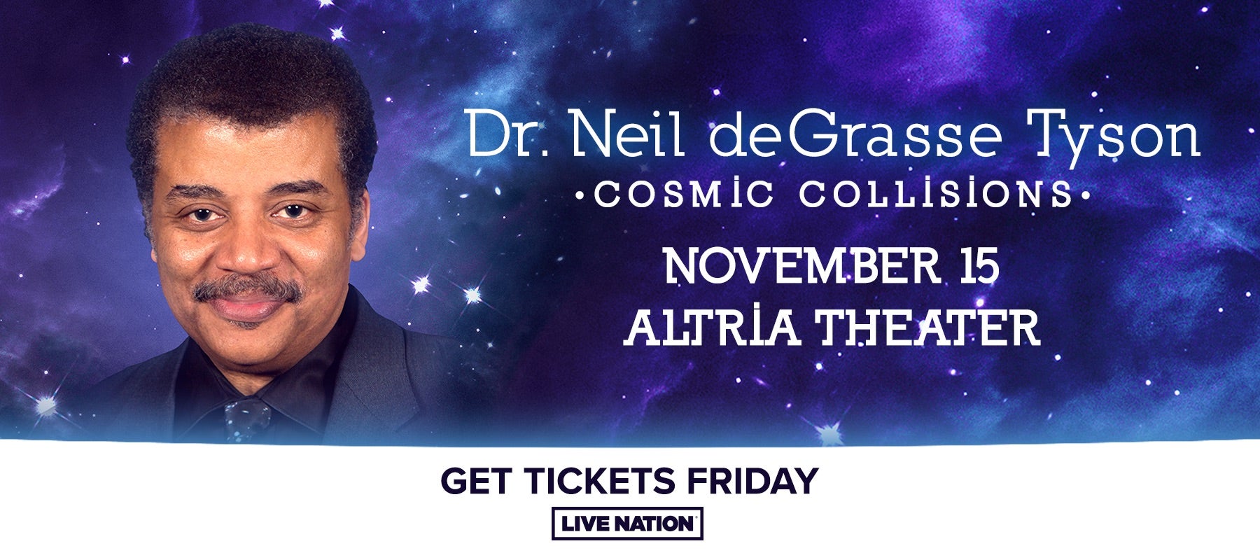 cosmic collisions neil degrasse tyson tour