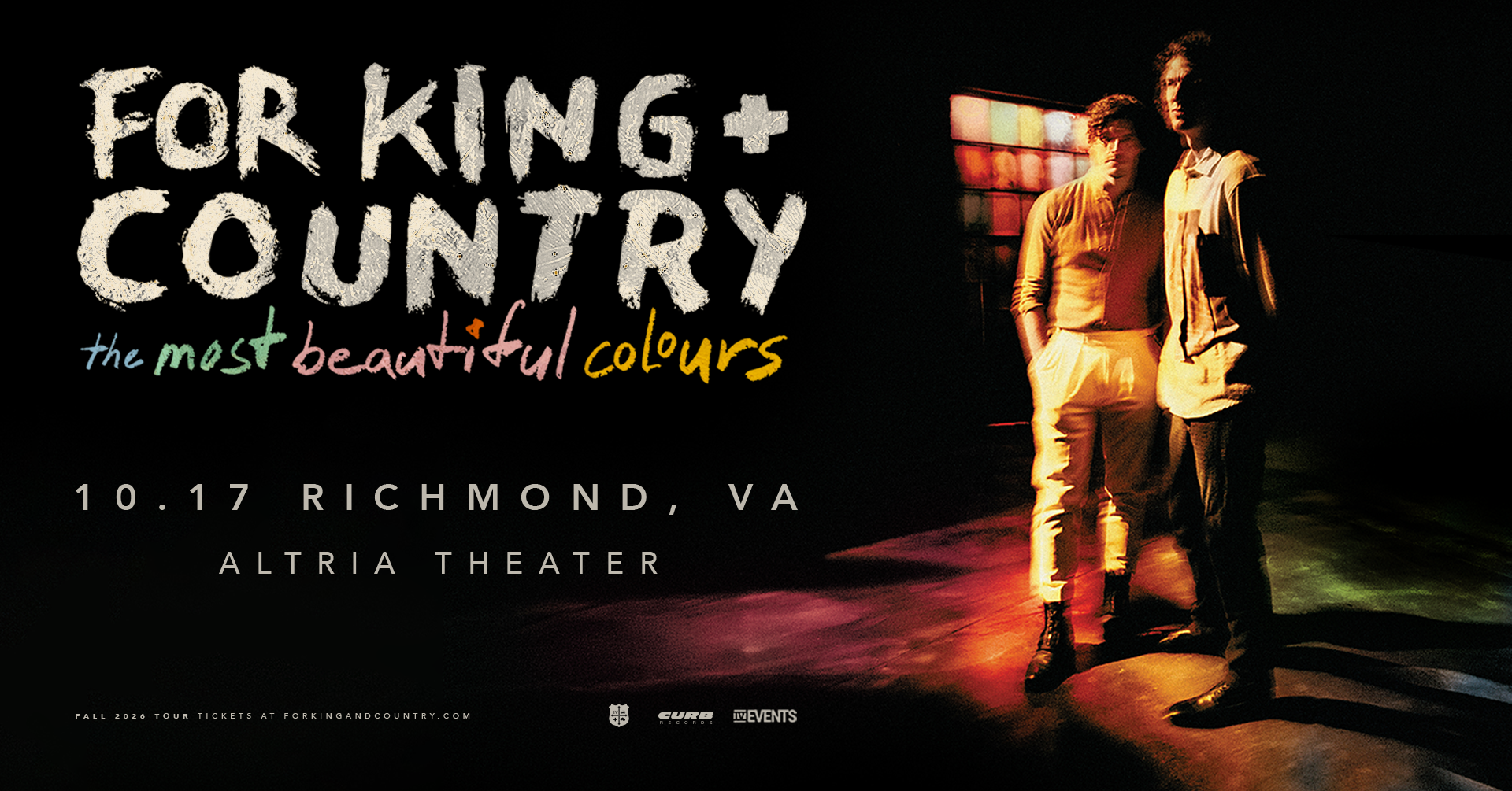for KING + COUNTRY